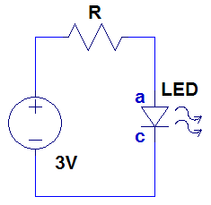 Circuito do LED